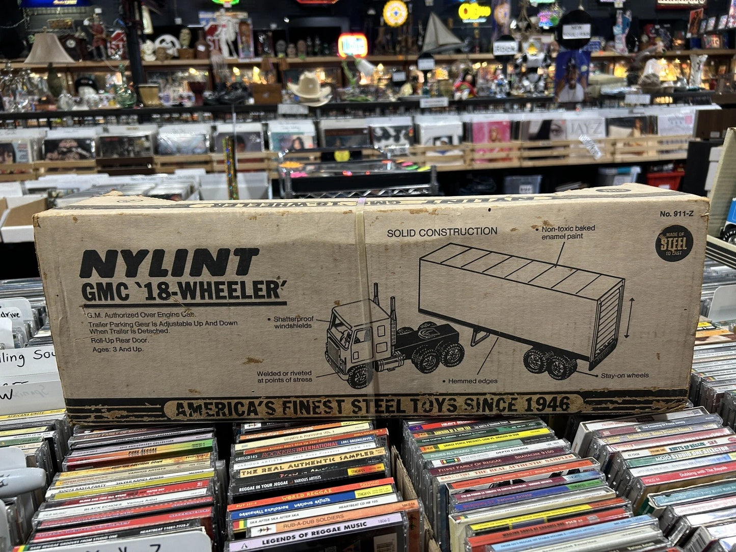Nylint GMC 18-Wheeler GOODWRENCH RACING TEAM Semi Truck w/ Box