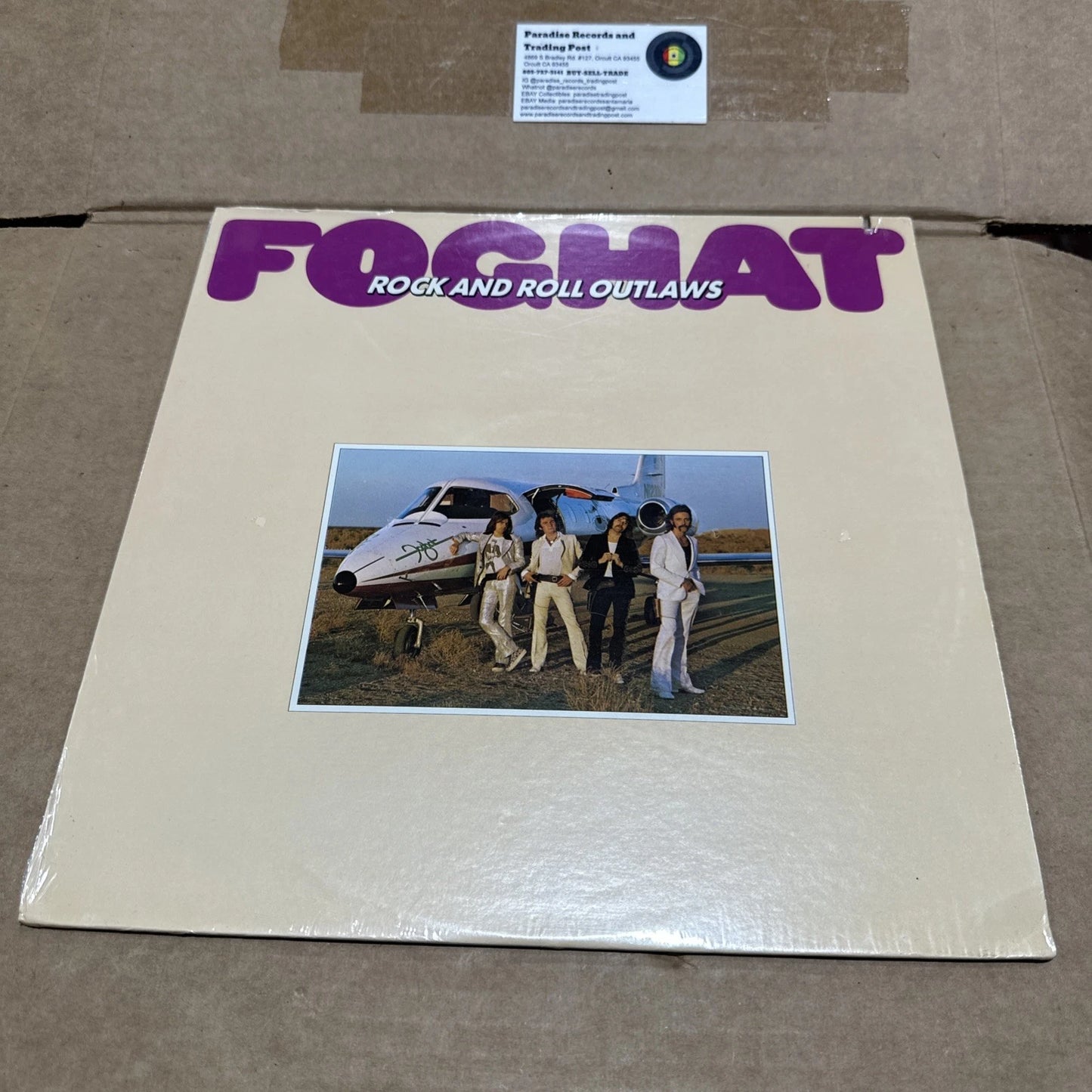 Foghat Rock and Roll Outlaws Vinyl LP Bearsville Records BR 6956 New Sealed