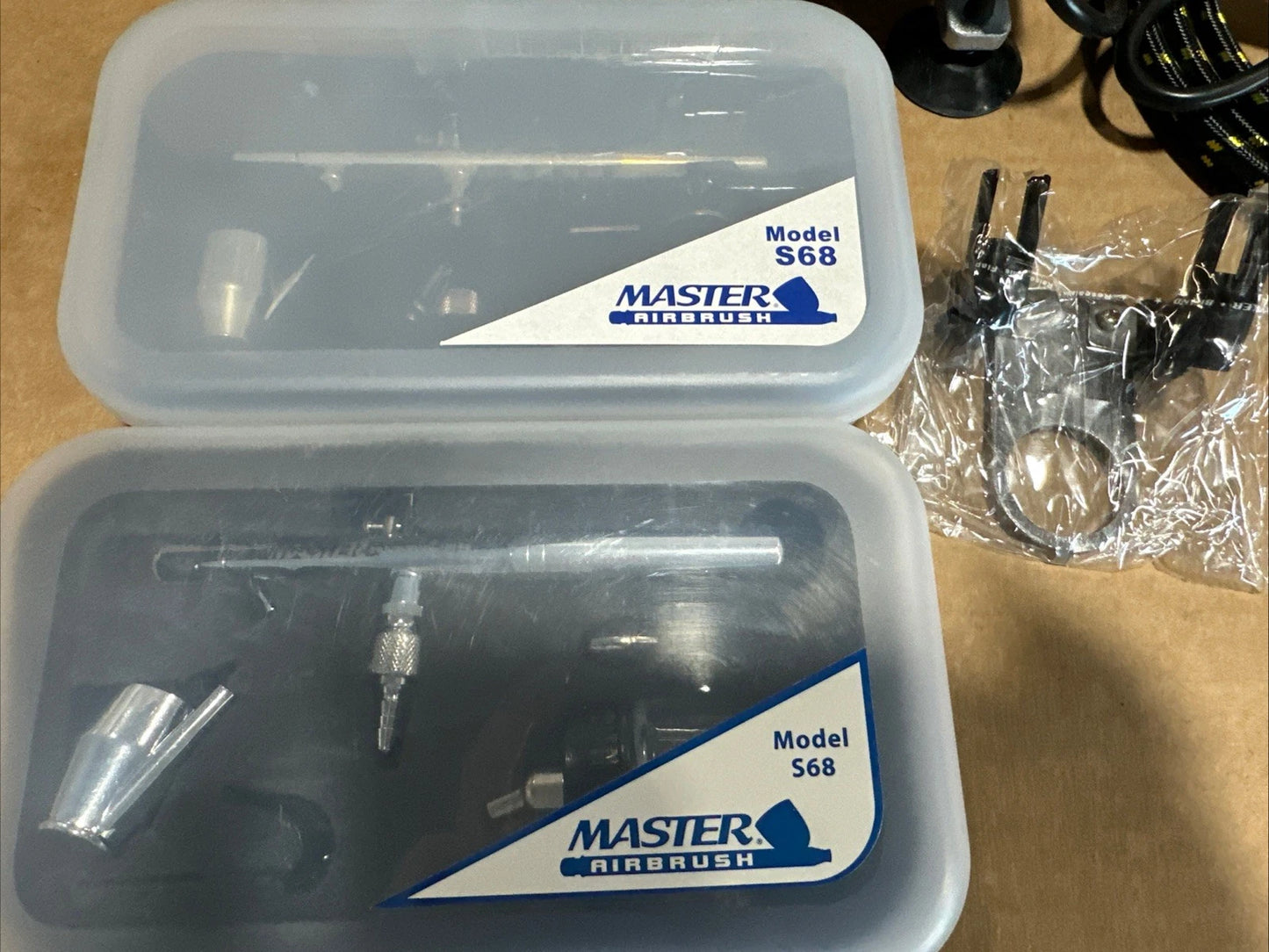 CE Model No. TC-20 Airbrush Compressor with Air Hose Tested With Brushes