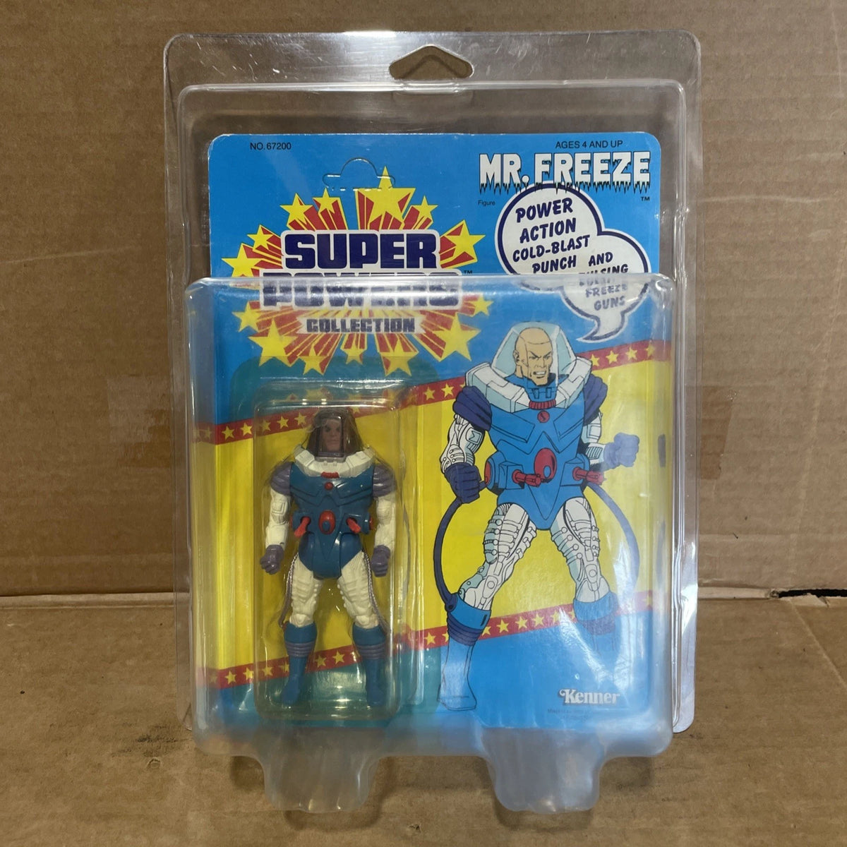 DC Super Powers Collection Mr. Freeze Action Figure 1985 Kenner 67200 Unpunched