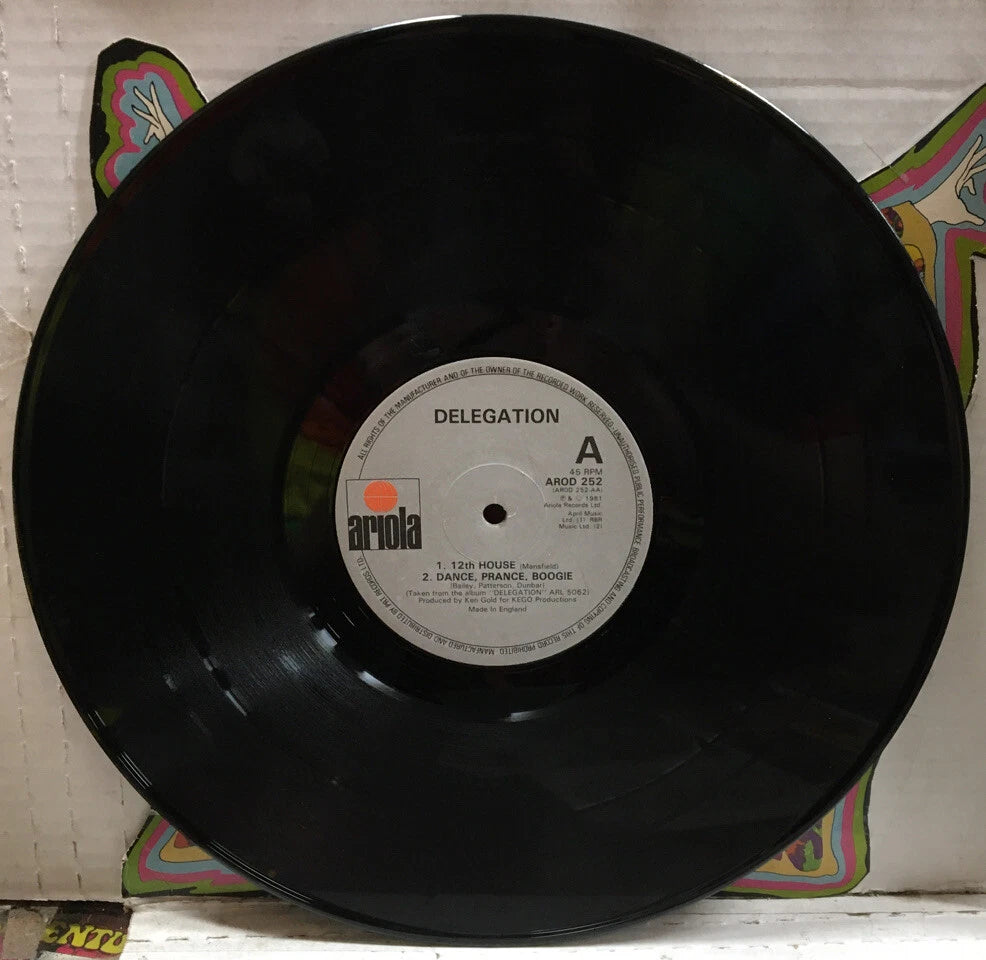 Delegation Singing UK 12” Record Single AROD252