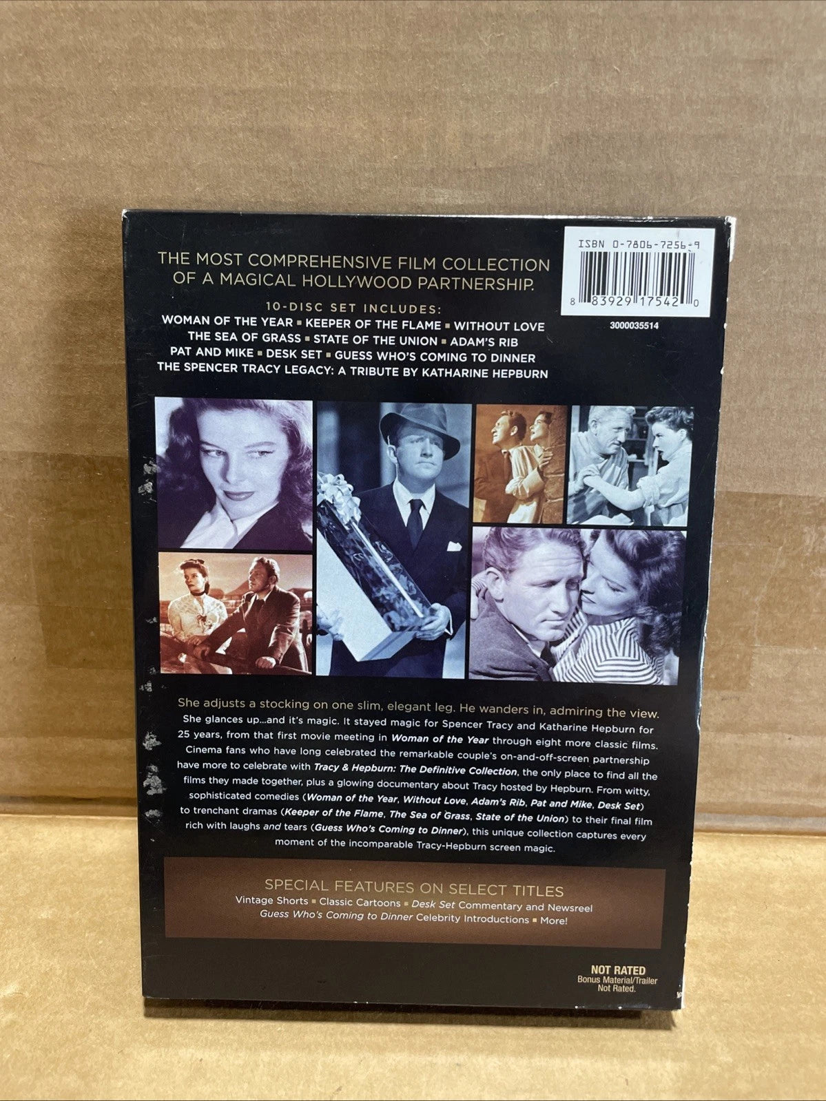 Tracy and Hepburn: The Definitive Collection (DVD, 2011,10-Disc Set)