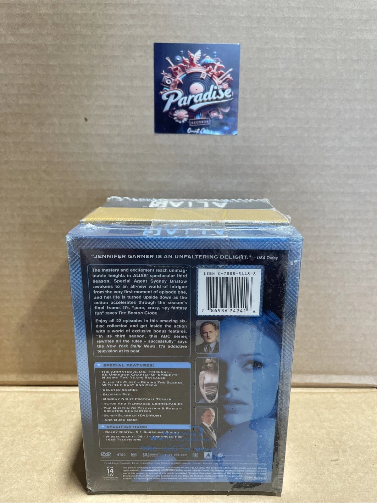 Alias Complete Series DVDs New Sealed Seasons 1-3 Jennifer Garner