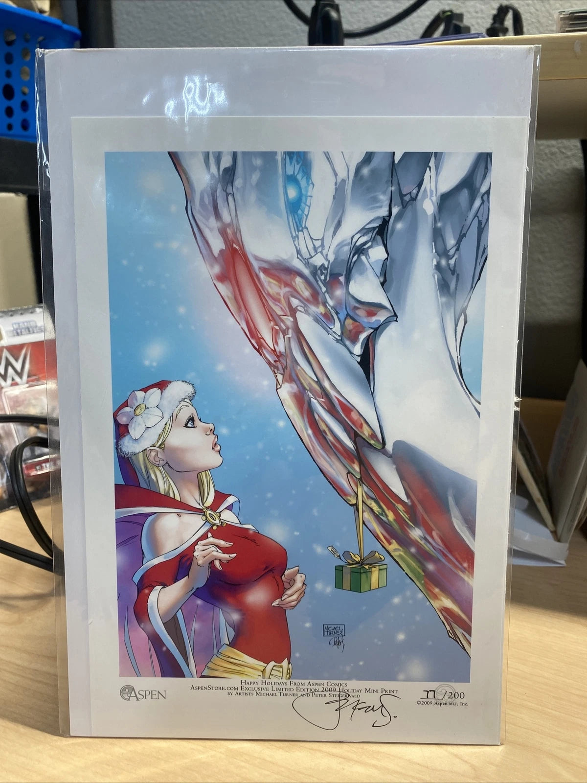 Aspen Happy Holidays Apsen Comics Exclusive Limited ed. 2009 SIGNED w/ COA