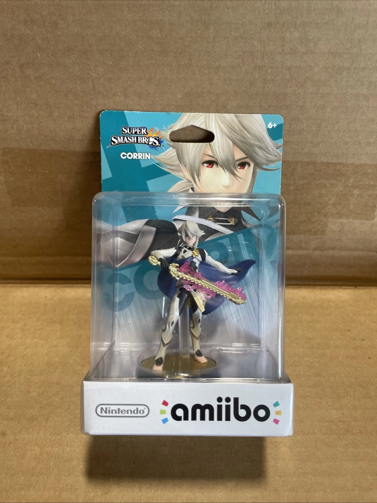 Amiibo - SEALED Corrin Player 1 Figure (Super Smash Bros) New in Box