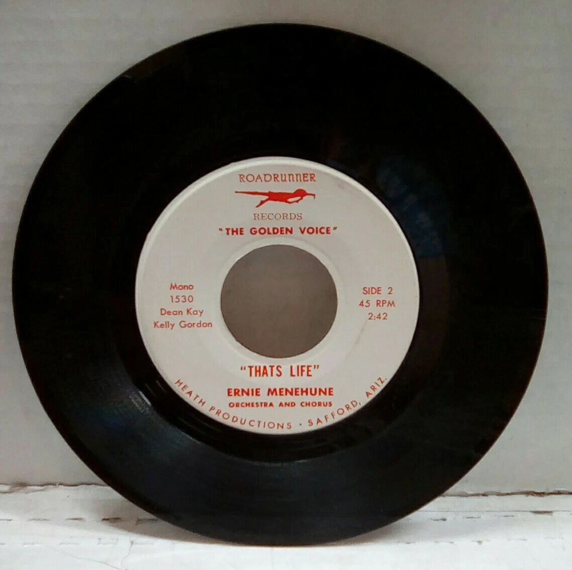 Ernie Menehune Red Rose For A Blue Lady/That's Life 7" Single 1530