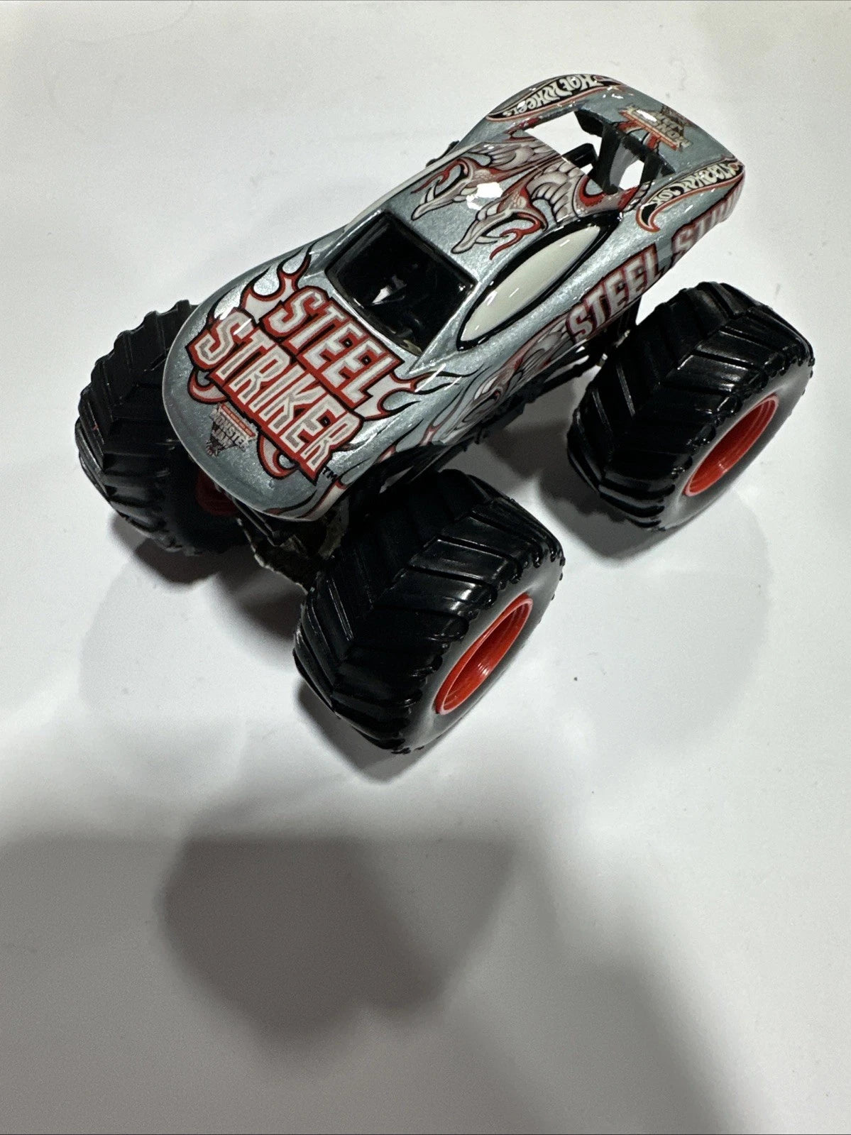 VTG Grave Digger HOT WHEELS MONSTER JAM Carrying Case Box with 15 Trucks Lot #3