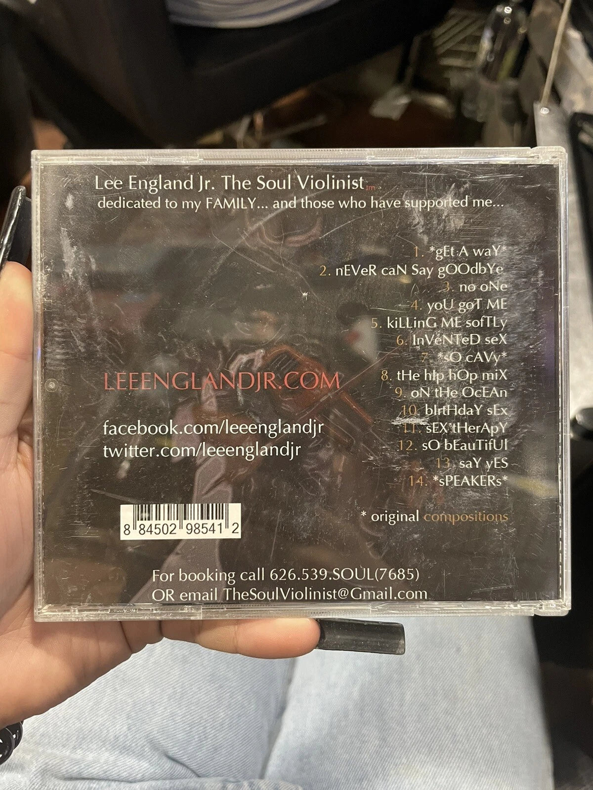 Lee England Jr : All Request Mixtape Volume I CD