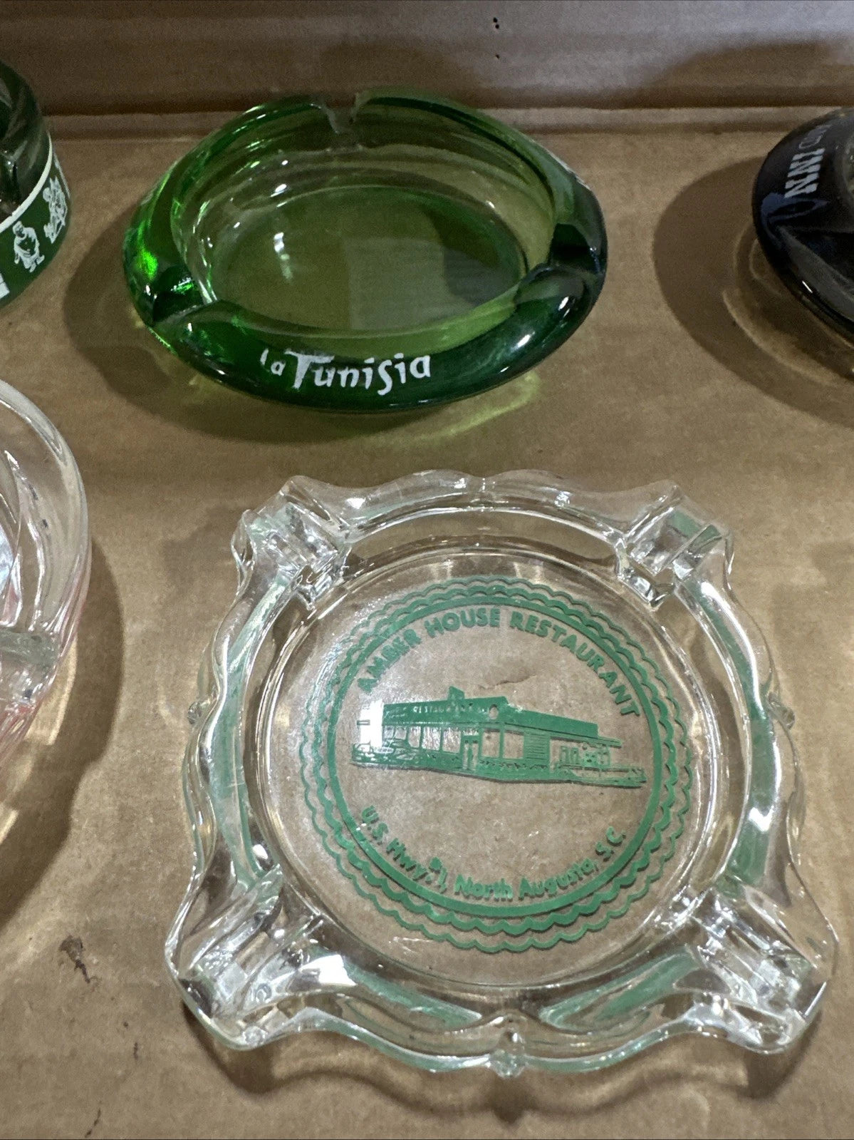 Vintage Glass Ashtray Lot 13 California Nevada Lot