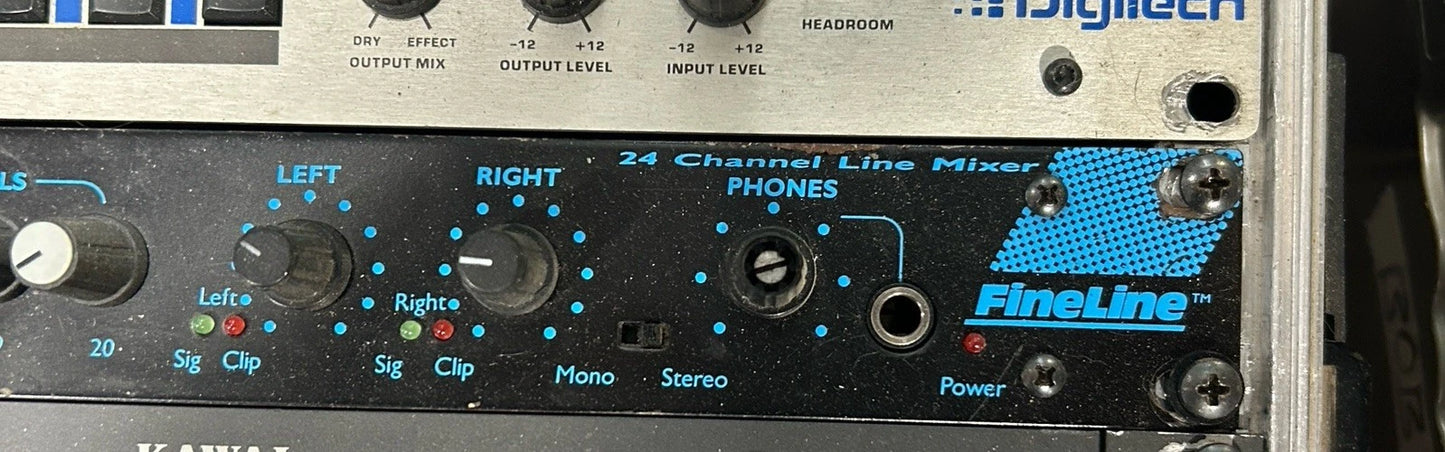 MIDIMAN FINE LINE PRO AUDIO 24 CHANNEL LINE / MICROPHONE MIXER