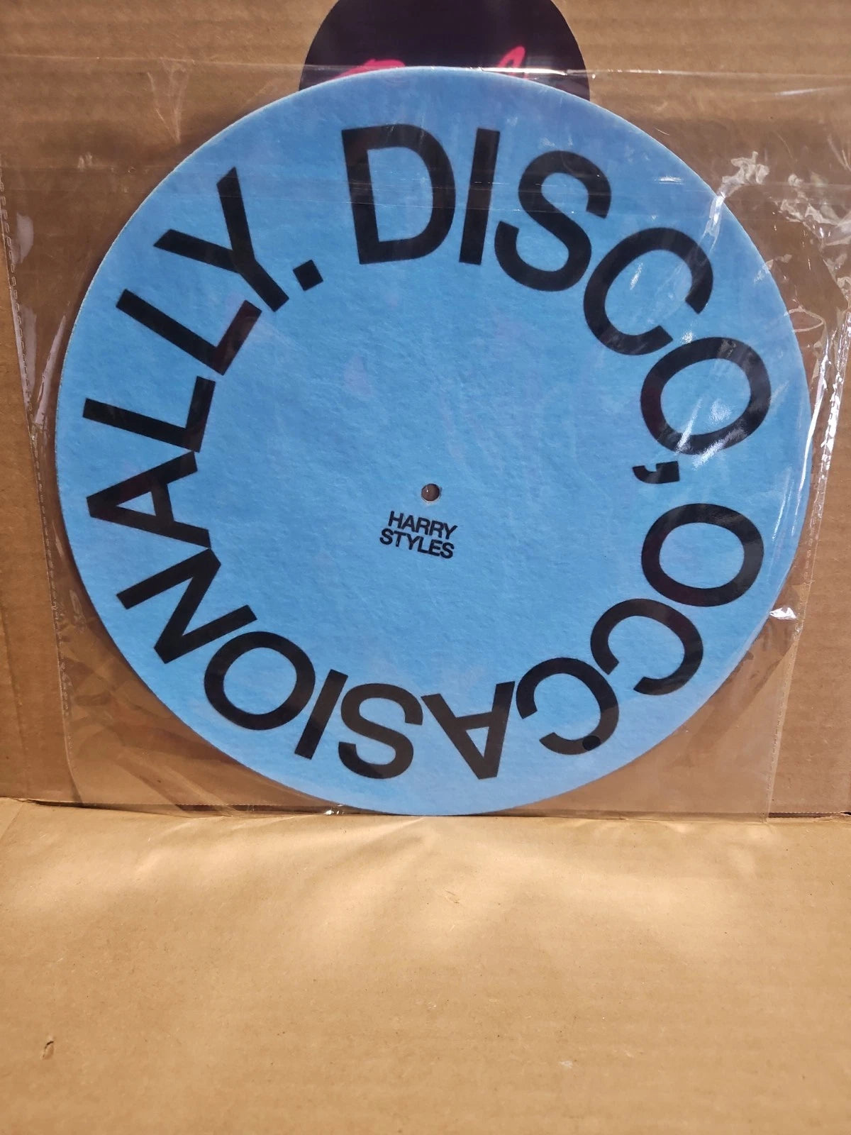 Harry Styles! KISS ALL THE TIME DISCO OCCASIONALLY Clock Box Set Slipmat