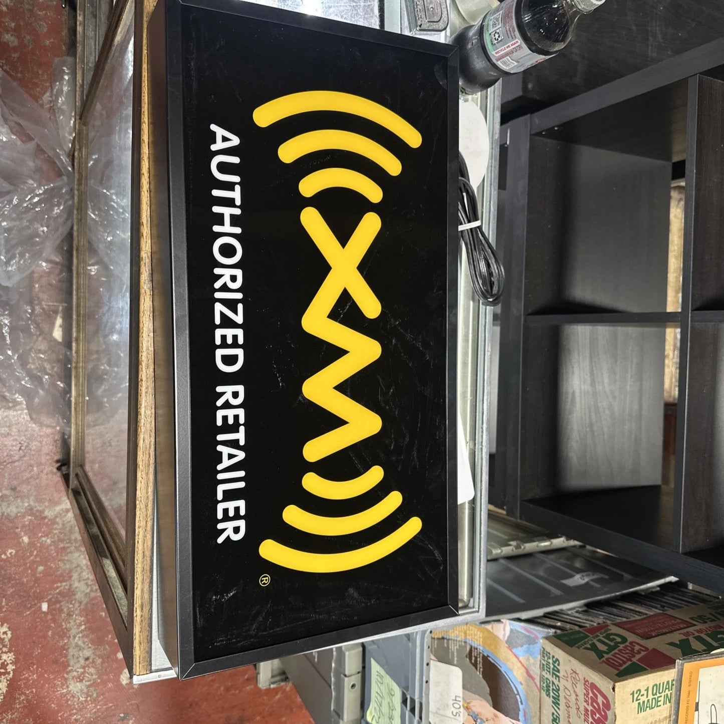 XM Wireless Authorized Retailer Double Sided Hanging Advertising Sign