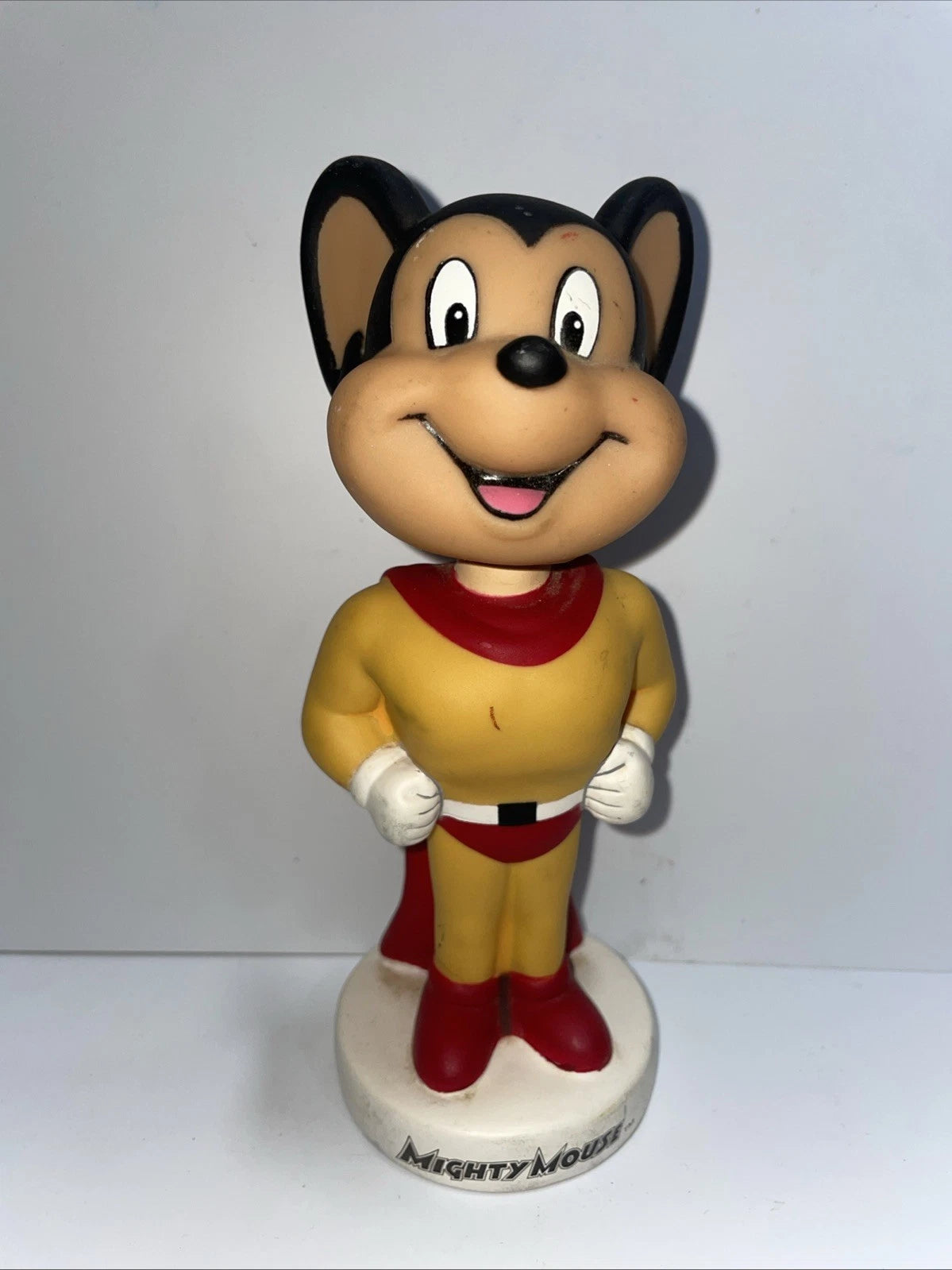 Vintage Funko Wacky Wobbler Bobblehead Mighty Mouse (2002)