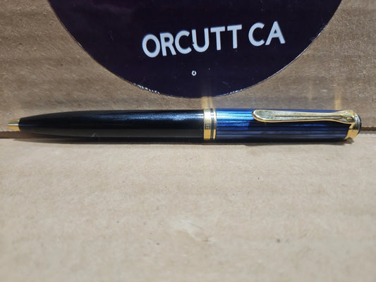Pelikan K600 Ballpoint Pen Black & Blue Rare Souveraen
