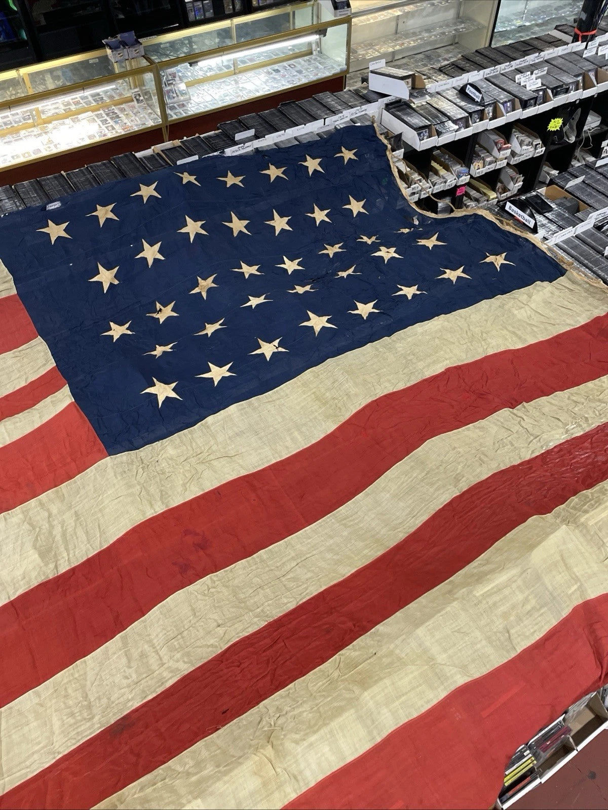 38 Star American Flag (1876-1889) 13 feet X 20 feet RARE!!!!!!!