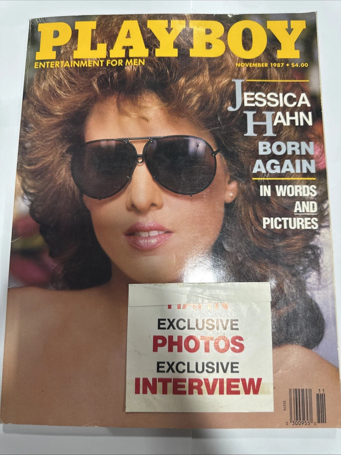 Magazine PLAYBOY November 1987 Vintage Jessica Hahn Born Again