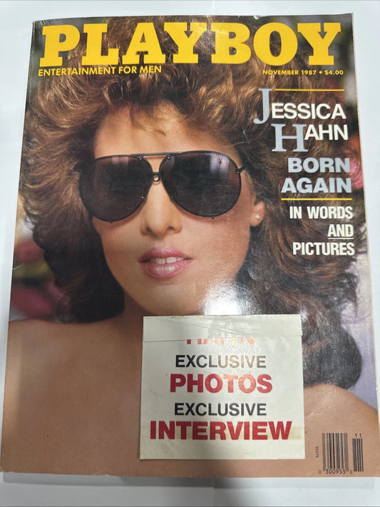Magazine PLAYBOY November 1987 Vintage Jessica Hahn Born Again