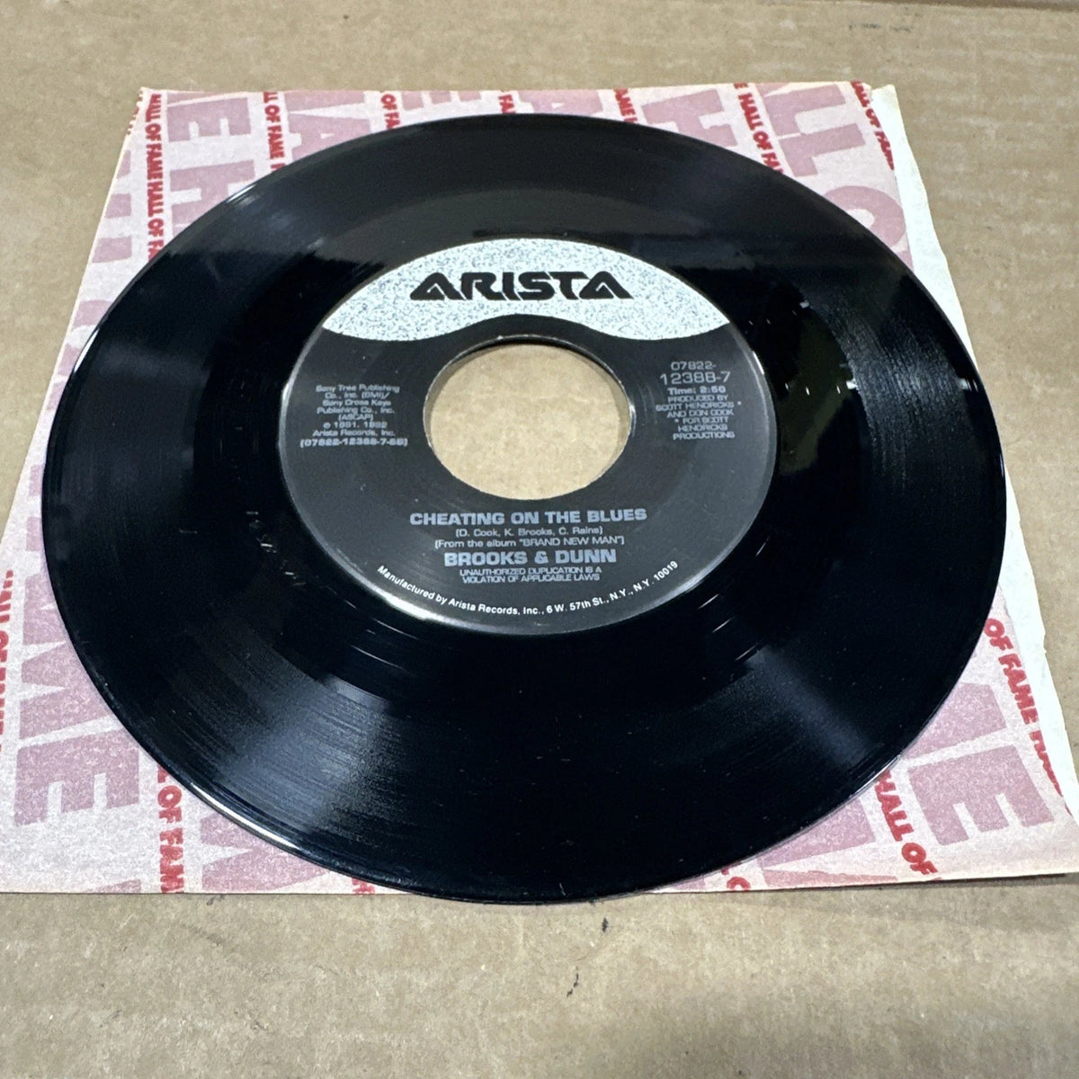 BROOKS & DUNN 45 NEON MOON ARISTA 12388 VG WARP