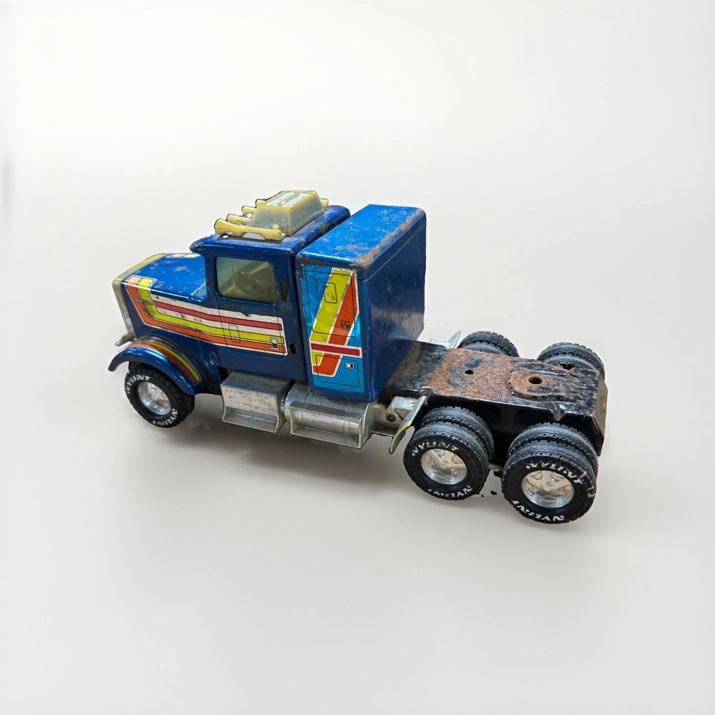 Vintage Nylint "Gasohol" Tanker Truck - 1980s Pressed Steel Collectible