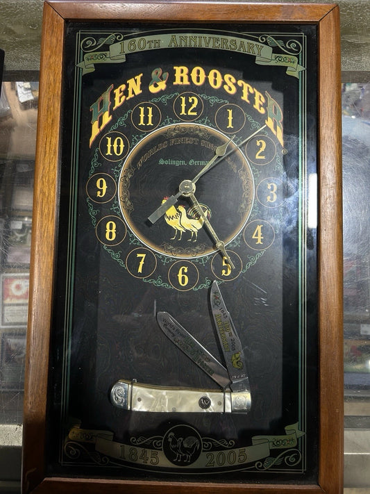 Hen & Rooster 160th Anniversary Clock Tested Works!