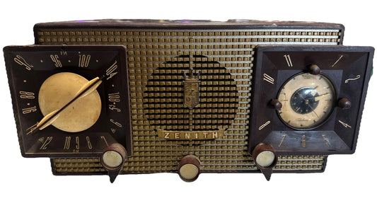 Zenith Vintage AM/FM Radio Model X733 UNTESTED READ