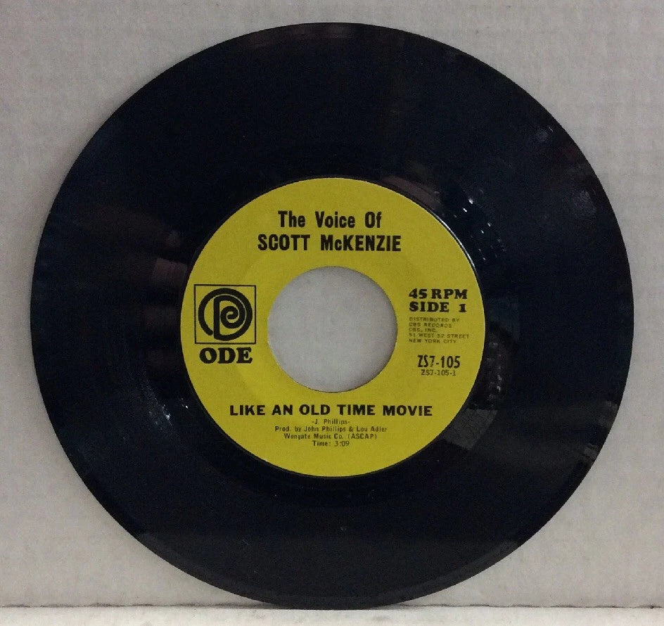 Scott McKenzie Like An Old Time Movie 7” Single ZS7-105