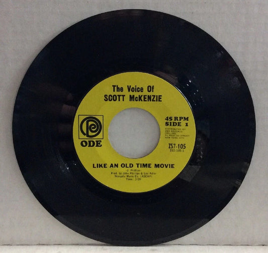 Scott McKenzie Like An Old Time Movie 7” Single ZS7-105