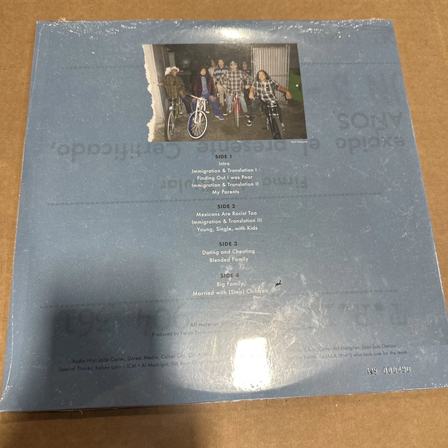Felipe Esparza Translate This SEALED Lp Numbered 490