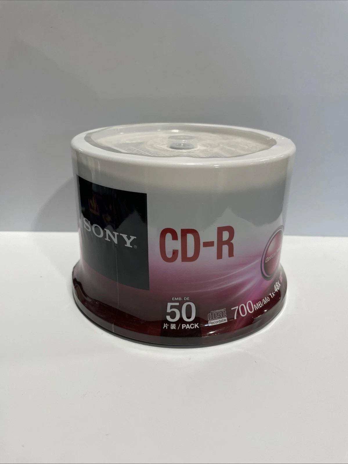 Sony CD-R 50 Disc Pack 700 MB 48x Speed Optical Media Sealed