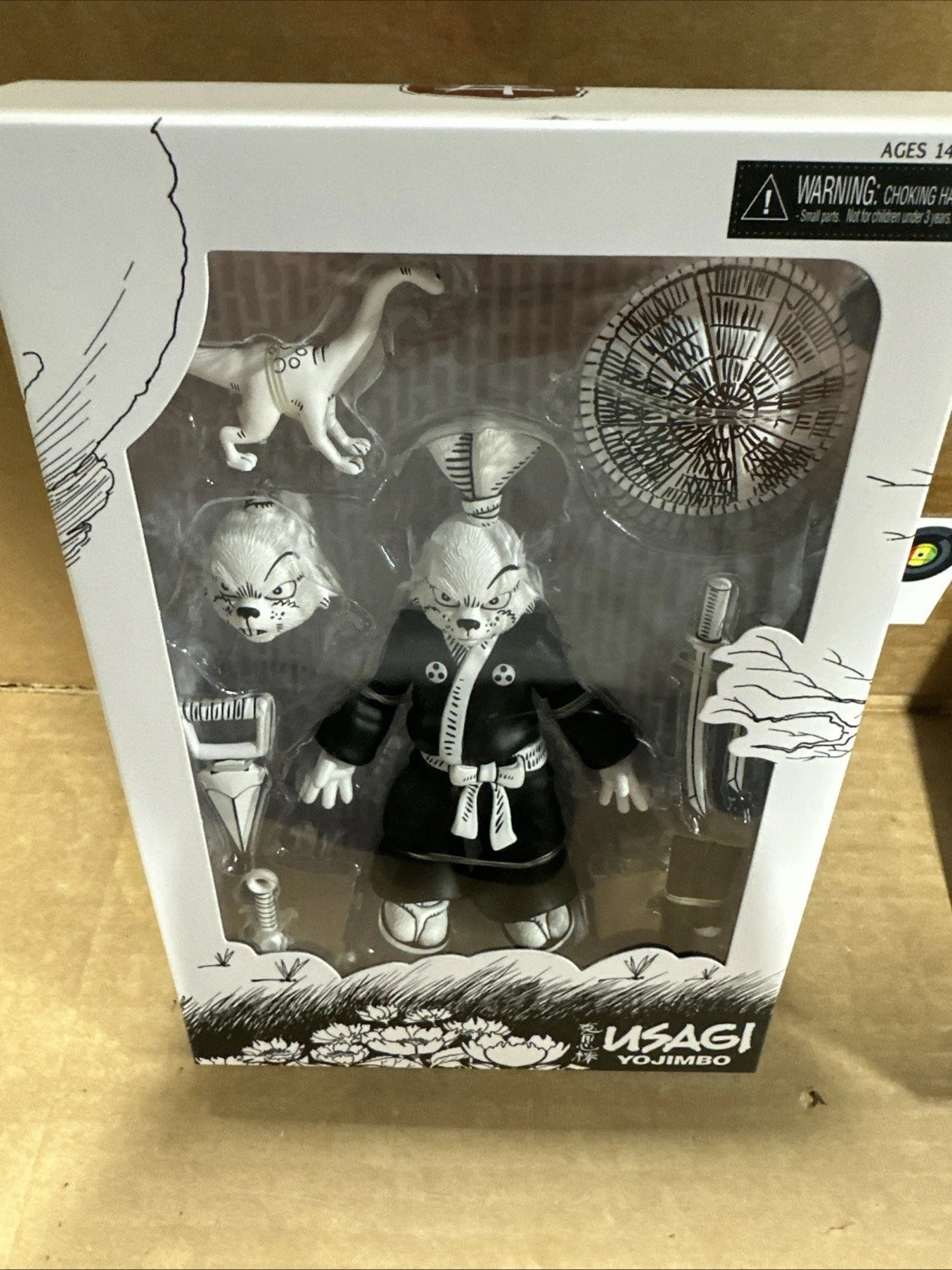 Usagi Yojimbo NECA 7" Figure Stan Sakai Edition Black & White Hand Signed /989