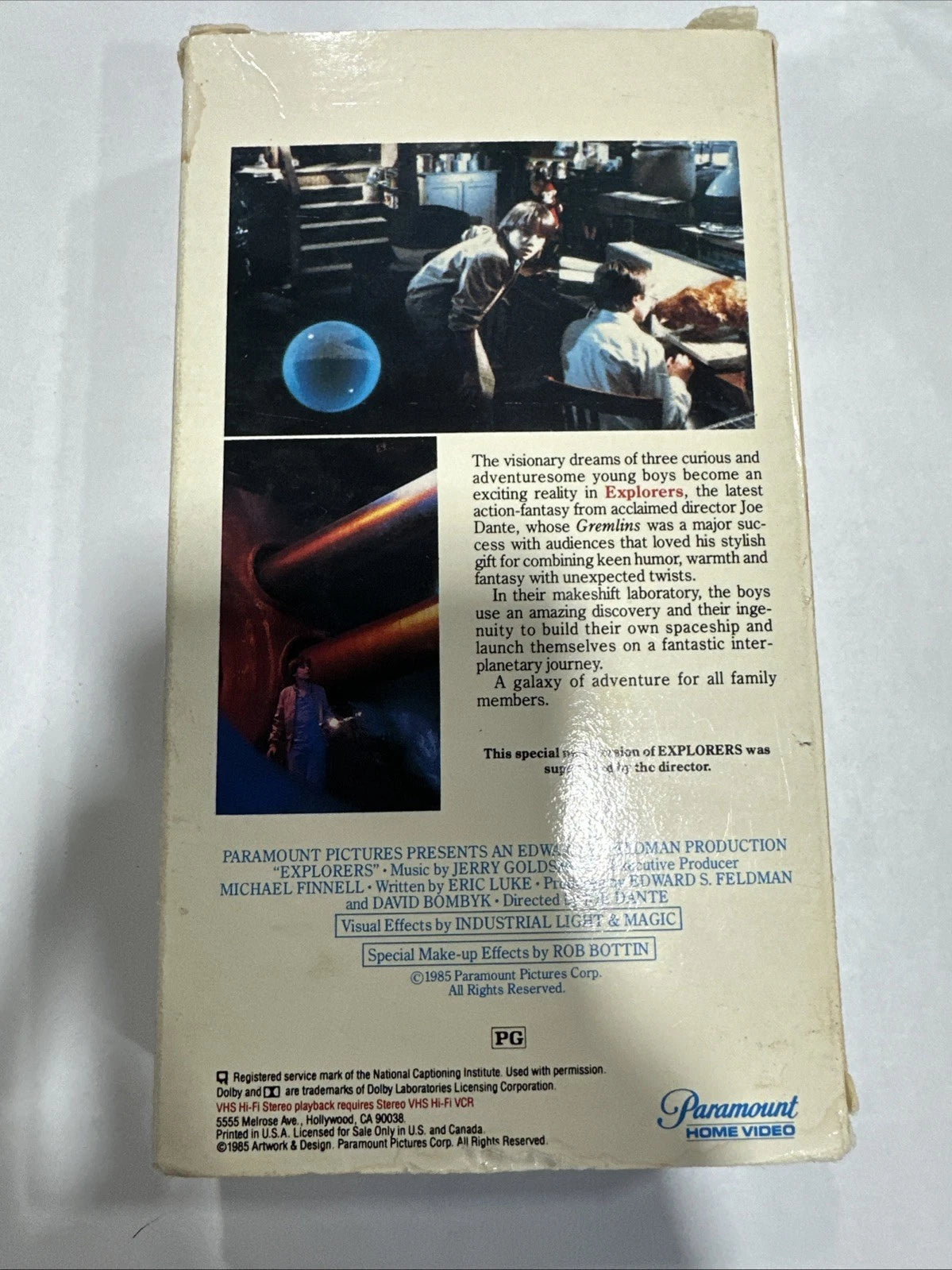 EXPLORERS (VHS, 1985) - Joe Dante, Ethan Hawke, River Phoenix