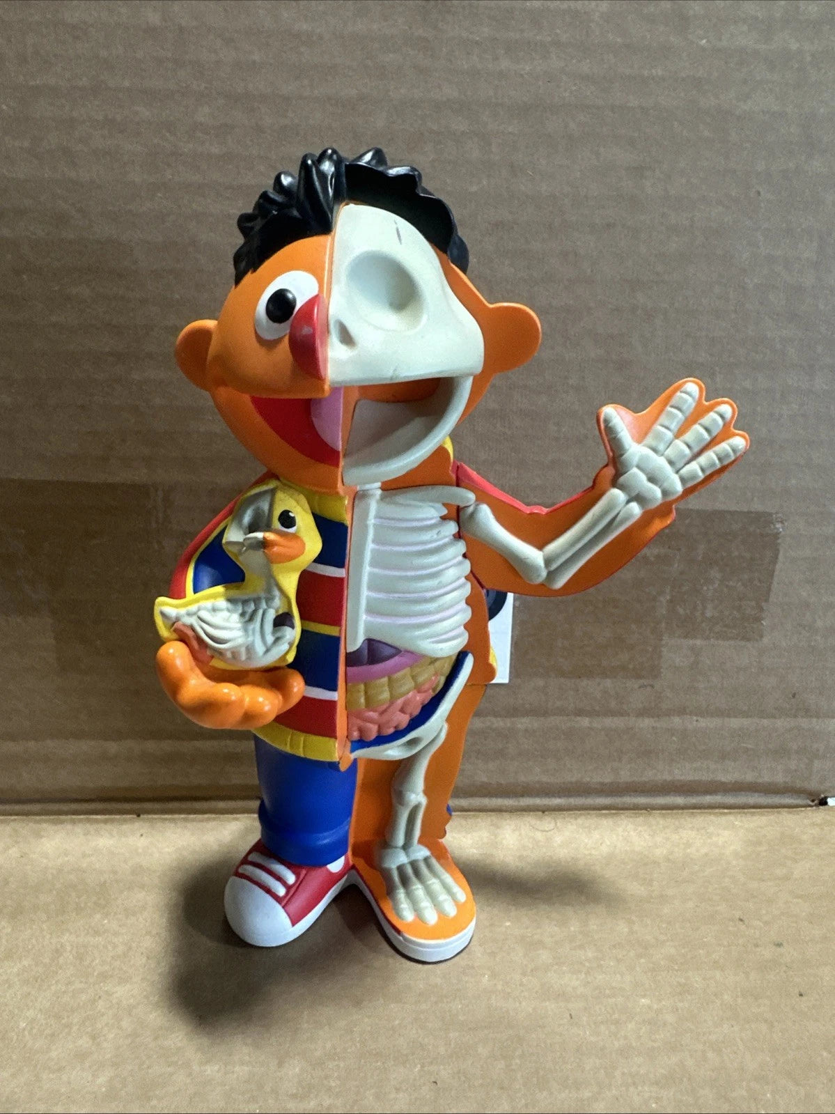 XXRAY Sesame Street Jason Freeny Mighty Jaxx Ernie Plus 9” Vinyl Figure