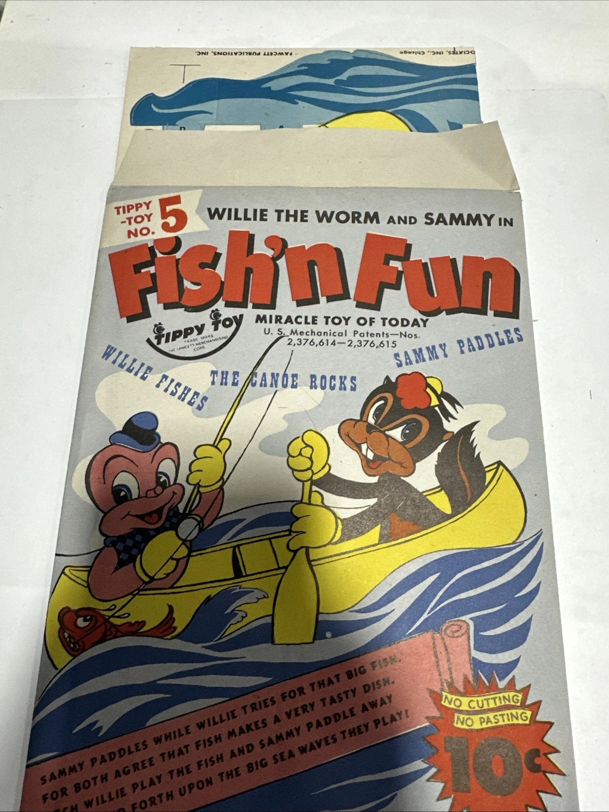 PAPER TOY LOT, SHAZAM, WILLIE THE WORM, CAPTAIN MARVEL, ANNIE, SOLD AS IS