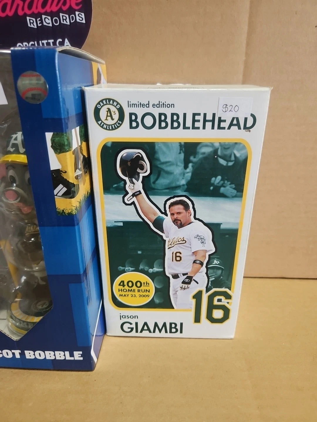 Oakland A’s Bobblehead Lot Of 7 Vintage Donaldson Hunter Giambi See Descrip