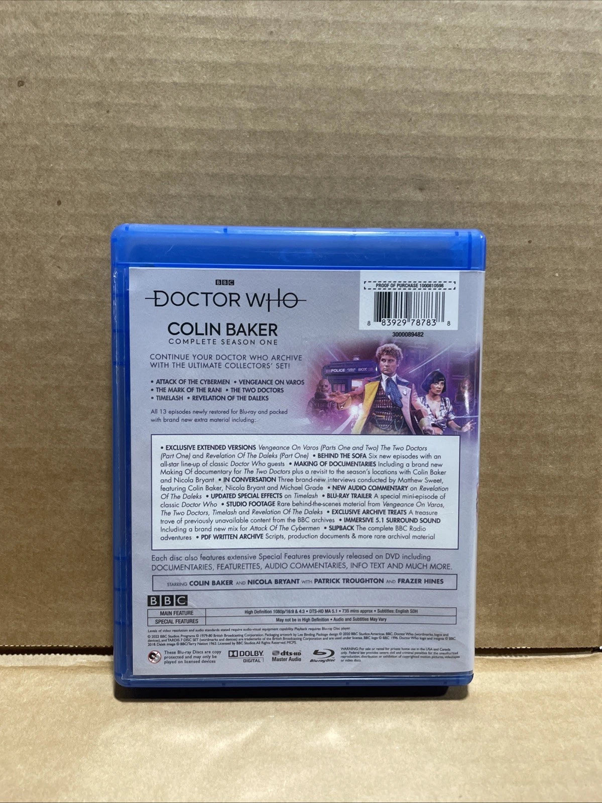 Doctor Who: Colin Baker: Complete Season One (Blu-ray, 1985)