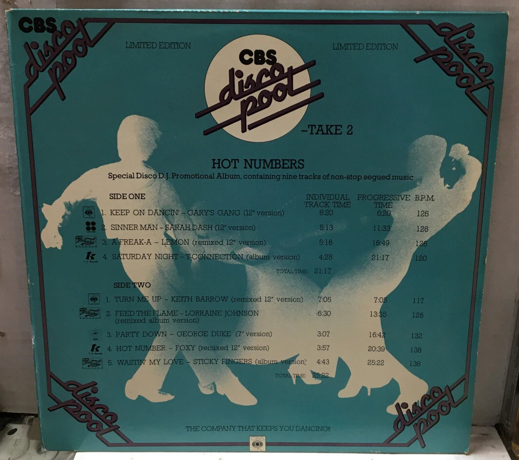 Take 2 Hot Numbers Various UK Import Record SDP2
