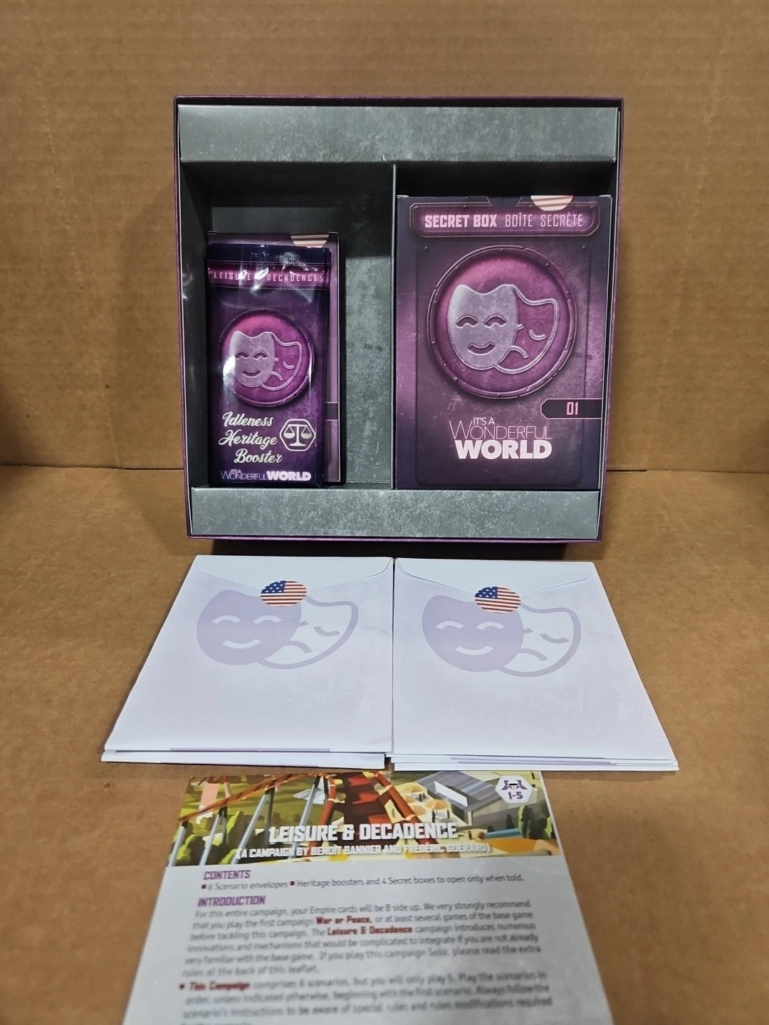 It's a Wonderful World Leisure & Decadence Game Expansion