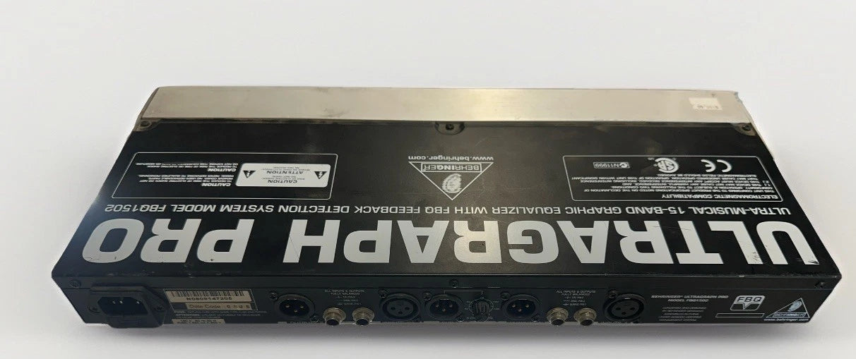 Behringer ULTRAGRAPH PRO FBQ1502 – 15-Band Graphic Equalizer Lights Up Untested