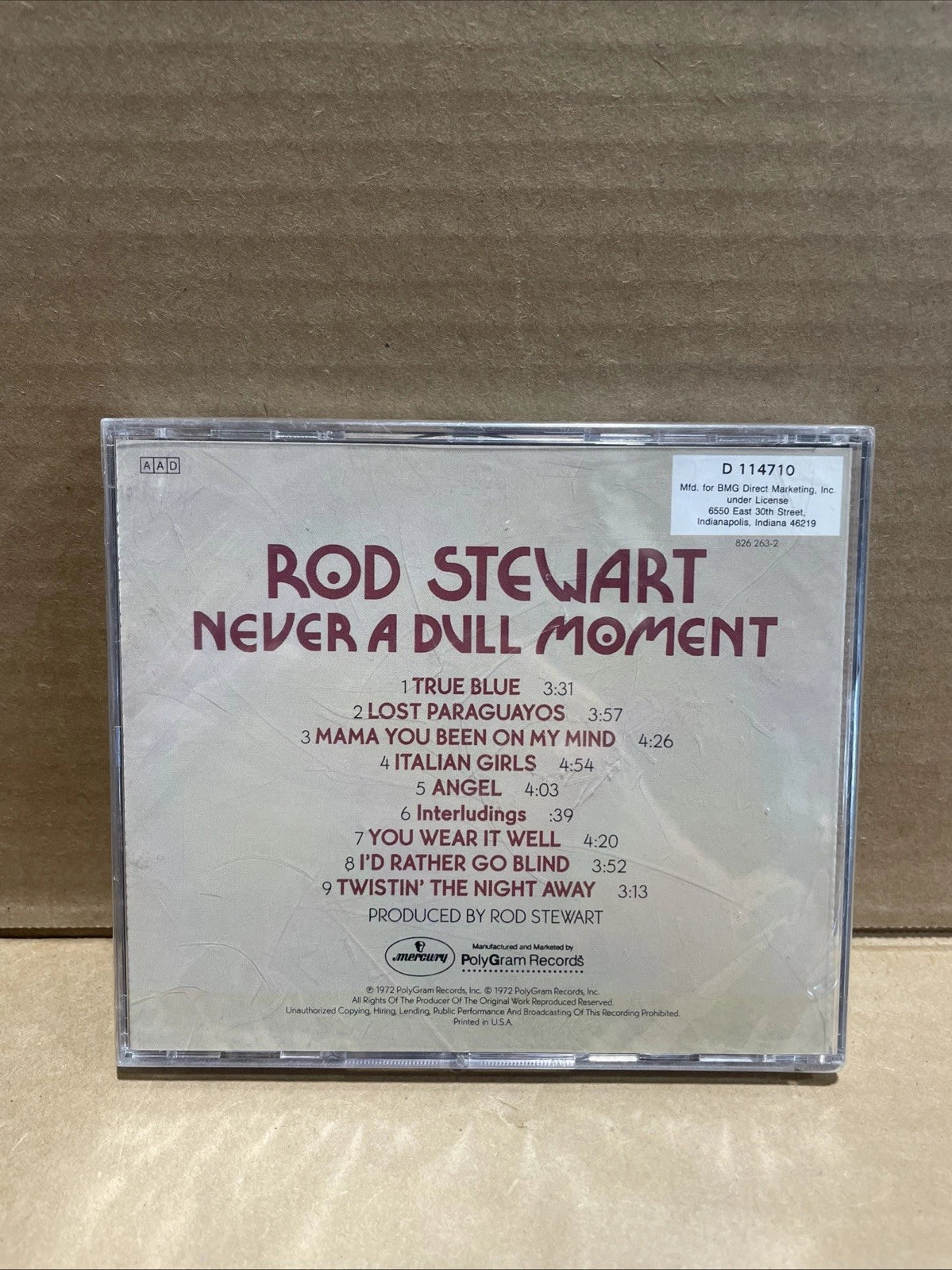 Never a Dull Moment by Rod Stewart (CD, 1998)