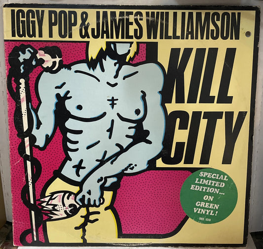 Iggy Pop & James Williamson Kill City Limited Edition Record BLP4001 Green