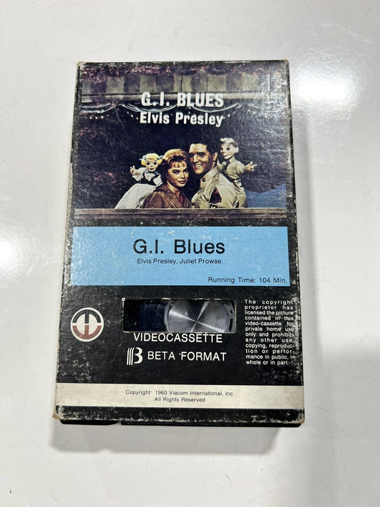 G.I. Blues BETA BETAMAX Elvis Presley MAGNETIC VIDEO 1978 RELEASE GI BLUES