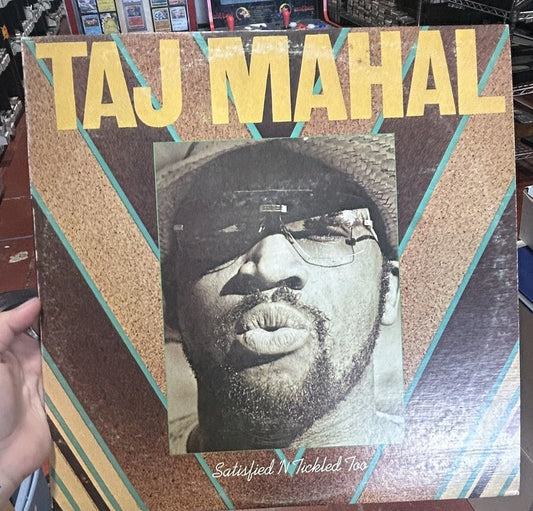 Taj Mahal Satisfied 'N Tickled Too Vinyl LP PC 34103 1976 Columbia Rock