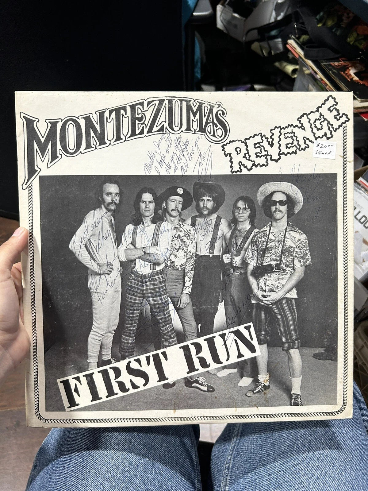 MONTEZUMA'S REVENGE FIRST RUN 1976 LP Signed
