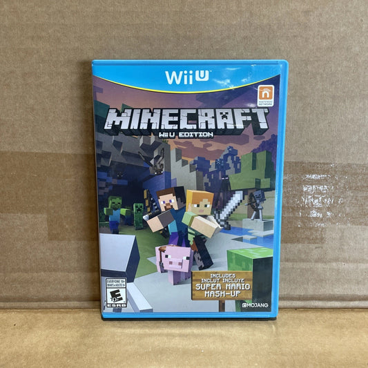 Minecraft for Nintendo Wii U 2016 Complete Edition with Manual CIB Tested Works