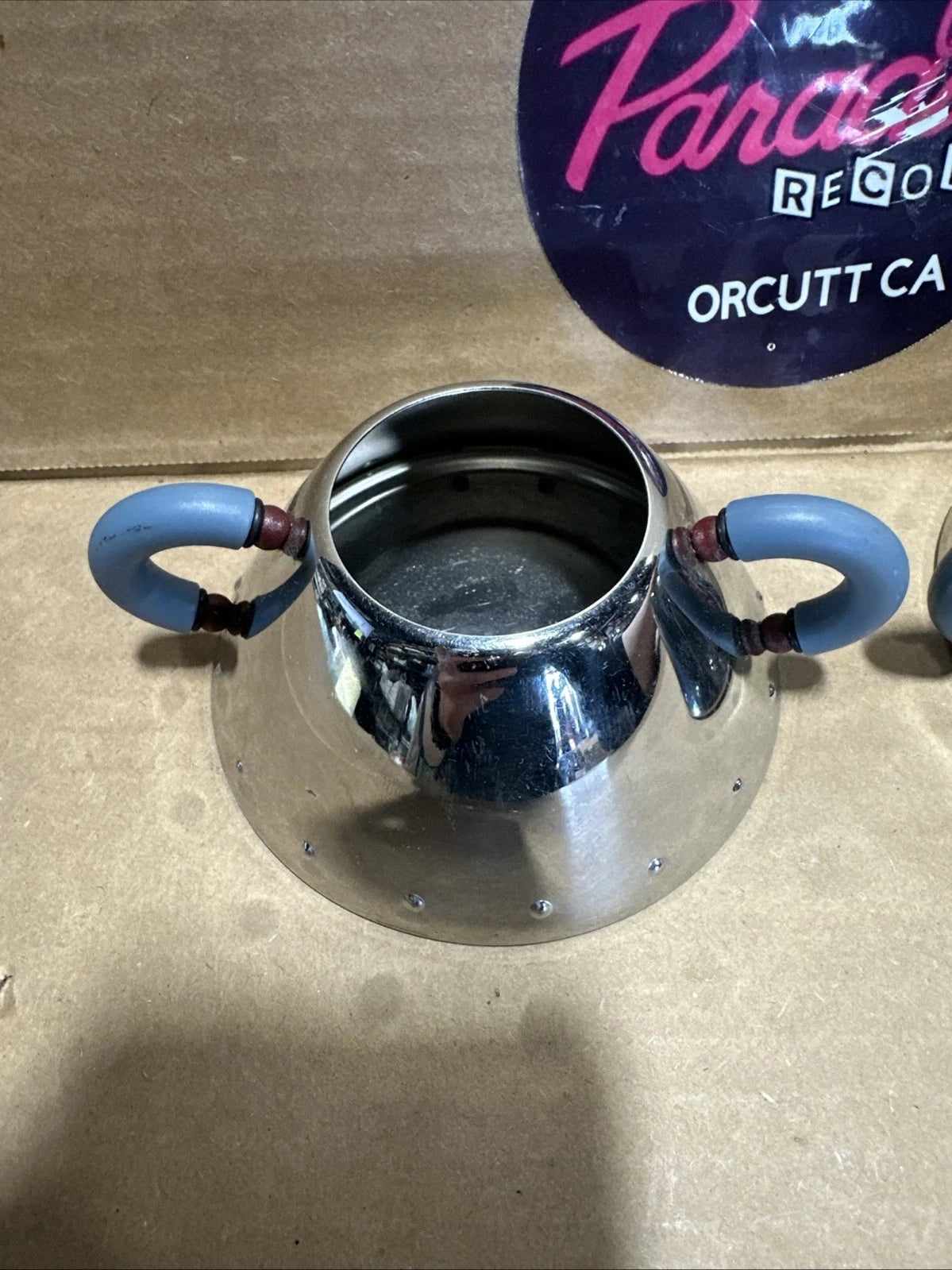 2 Alessi Michael Graves Stainless Steel Sugar Bowl without Top