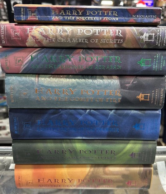 Harry Potter Books 1-7 Complete Set Hardcover First American Edition Rowling
