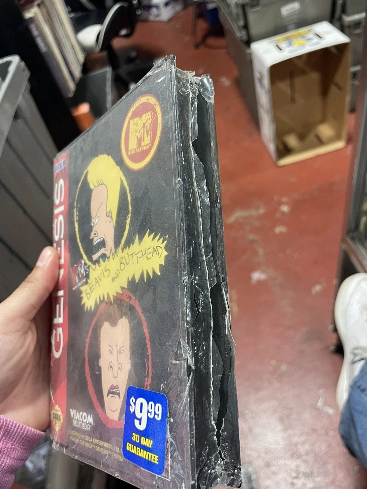 MTV's Beavis and Butt-Head (Sega Genesis, 1994) Sealed
