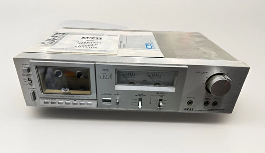 AKAI Cassette Deck GX-F15 works great...JAPAN