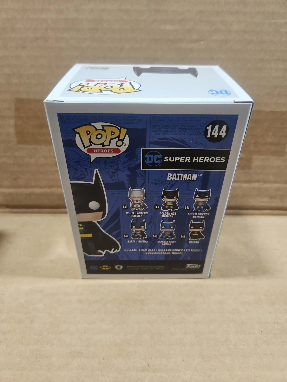 Funko Pop! Vinyl: DC Comics Batman (Orange Chrome Metallic) #144 - NYCC 2018 LE