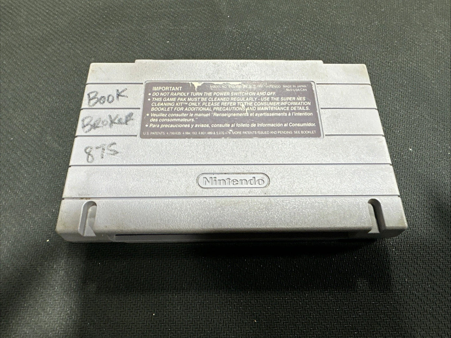 Magic Sword Super Nintendo SNES Cartridge Only Authentic Tested Working